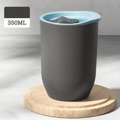 12oz umweltfreundliche AS-Kaffeebecher aus Kunststoff für moderne Designzubehör mit Stroh