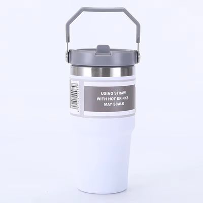 20oz 30oz Edelstahl Vakuum isolierte Tumbler mit Griff Deckel Custom Logo Ideal