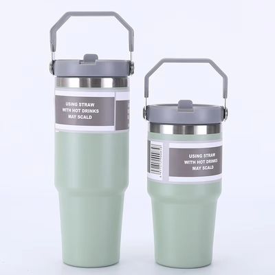 20oz 30oz Edelstahl Vakuum isolierte Tumbler mit Griff Deckel Custom Logo Ideal