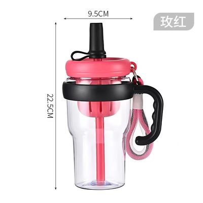 680 ml Plastikflasche Portable Outdoor-Reise-Saftflasche für Erwachsene auf Campingtouren
