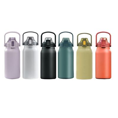 Kawaii Kinder Wasserflasche Edelstahl Isolierbecher mit Stroh Flasche
