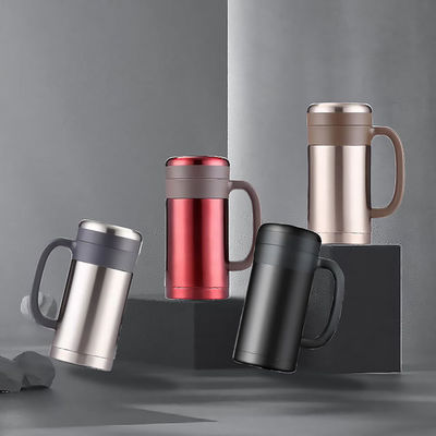 Halten Sie das Getränk heiß kalt über 12 Stunden Edelstahldeckel Isolierte Sublimation Wasserflasche