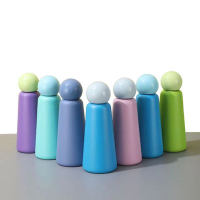 Farbenfrohe 350 ml/500 ml individuell angefertigte Edelstahl Isolierte Tasse undichte Doppelwand