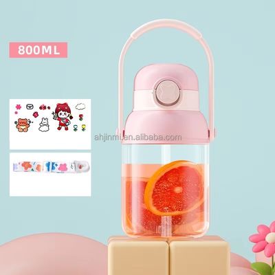 Minimalistische Gestaltung 800 ml Plastikflasche für Outdoor-Sport