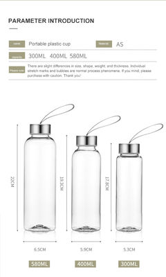 Direkt Trinken 300 ml 400 ml 600 ml BPA-freie Plastikflasche für Outdoor-Sport und Reisen