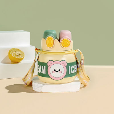 Cute Design Stil Bauchbecher 850ml Thermos 316 Edelstahl Wasserflasche für Kinder