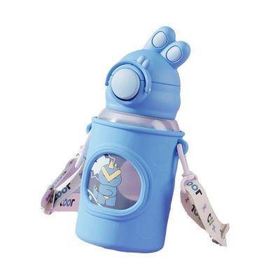 680 ml persönliches Geschenk Krumm-König-Ohr-Wasserflasche mit Deckel für Kinder