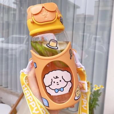 Großkapazität Portable Stroh Trinkwasserflasche Tasse für Outdoor-Sport viele Farben