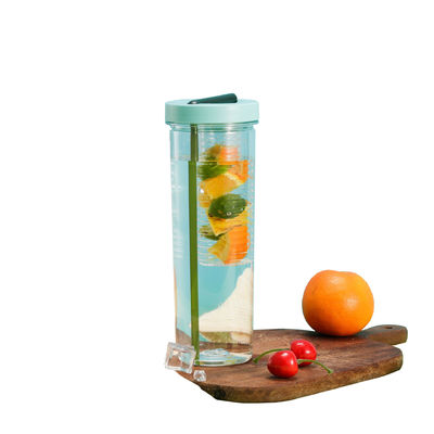 Custom Logo Plastik-Wasserflasche für Outdoor-Sportarten