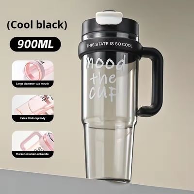Plastik-Wasserbecher 900ml BPA-freie Sprühflasche für Mädchen Outdoor-Sport und Reisen