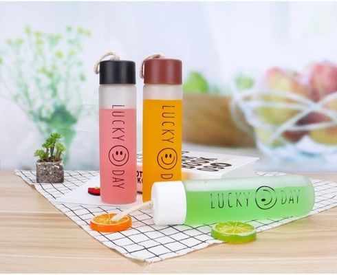 400 ml Glas Wasserflasche für Wandern und Outdoor-Aktivitäten