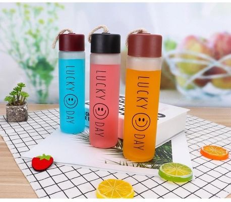 400 ml Glas Wasserflasche für Wandern und Outdoor-Aktivitäten