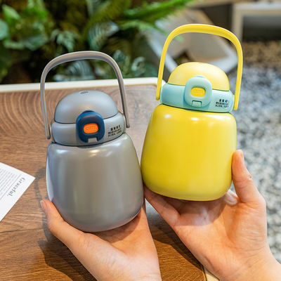 Wasserflasche aus Edelstahl für Schulkinder 450 ml Kapazität Wiederverwendbar