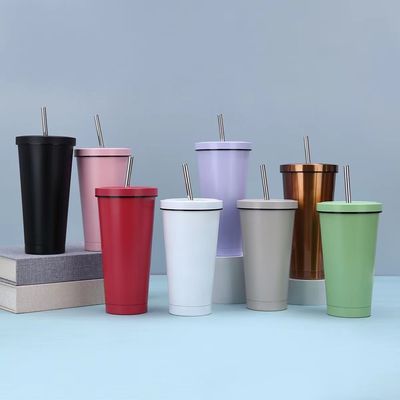 Doppelwandisolierte 304 Edelstahl Beschichtung Tumbler mit Deckel für heißen und kalten Wein
