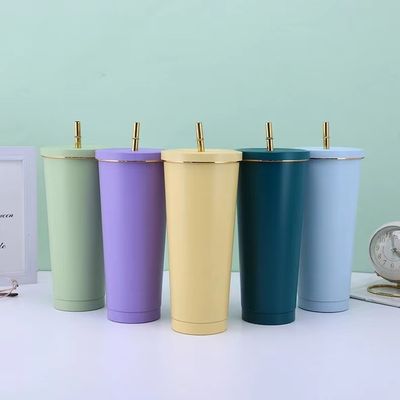 Doppelwandisolierte 304 Edelstahl Beschichtung Tumbler mit Deckel für heißen und kalten Wein