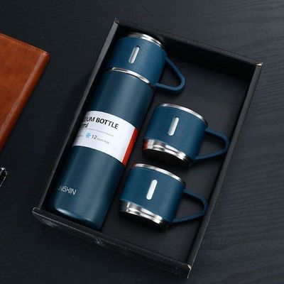 500 ml Isoliertermosflasche Vakuum Flasche Wasserflasche Becher Tumbler Geschenk Set perfekt