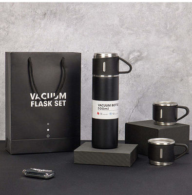 500 ml Isoliertermosflasche Vakuum Flasche Wasserflasche Becher Tumbler Geschenk Set perfekt
