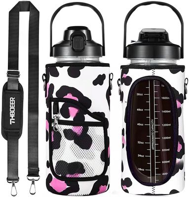 Vorratene amerikanische Stil Eco-Friendly 2000ml Wasserflasche für Damen Becher Deckel
