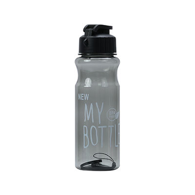 Unisex Sport Custom Logo BPA-freie Plastik-Trinkwasserflaschen mit Abdeckung für Zubehör