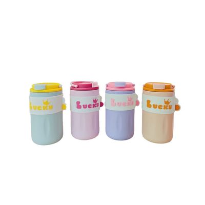 Karikatur-Sportflasche aus Edelstahl 420ml Lucky Coffee Mug Vakuum Isoliertermos