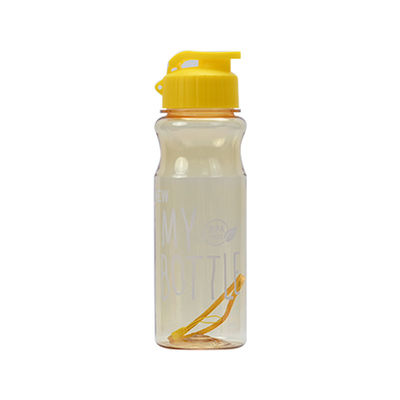 500 ml PET BPA-freie Tasse Plastik-Trinkwasserflaschen mit Gurt für Fitness-Routinen