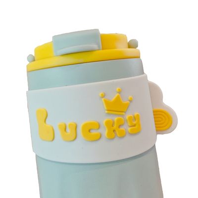 Karikatur-Sportflasche aus Edelstahl 420ml Lucky Coffee Mug Vakuum Isoliertermos