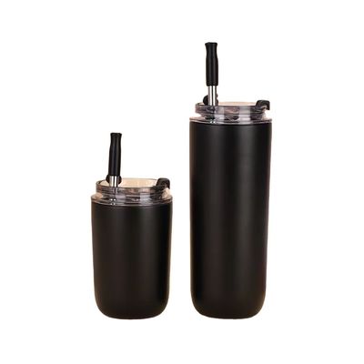 Kinder BPA-freier Tumbler mit Stroh Doppelwand Edelstahl Vakuum Tasse 280ml/500ml