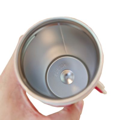 420 ml Edelstahl Wasserflasche Vakuumflasche Doppelwand Isolierte Flasche Reisetasche mit Deckel