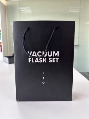 Business 304 Edelstahl Vakuum Flasche Geschenk Set Eine Tasse Zwei Deckel Geschenkbox Wasserflasche
