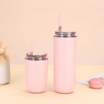 304 Edelstahl-Kaffeebecher Modernes Design Wiederverwendbare Flasche für heiße und kalte Getränke