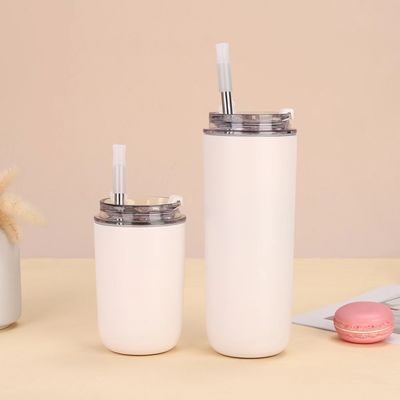 304 Edelstahl-Kaffeebecher Modernes Design Wiederverwendbare Flasche für heiße und kalte Getränke