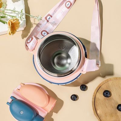 Edelstahl 850 ml tragbare Doppelwand-Wasserflasche für Studenten