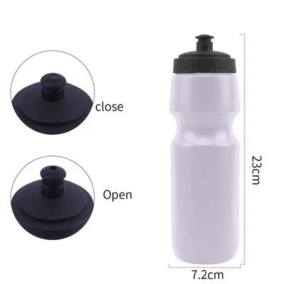Individuelles Logo akzeptabel 700ml PE Plastik-Sportwasserflasche mit Staubdeckung