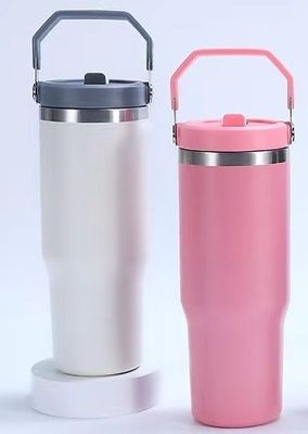 Maßgeschneiderte Farbe 304 Edelstahl Thermos Vakuum Flasche Reise Kaffeebecher Wiederverwendbare Flasche