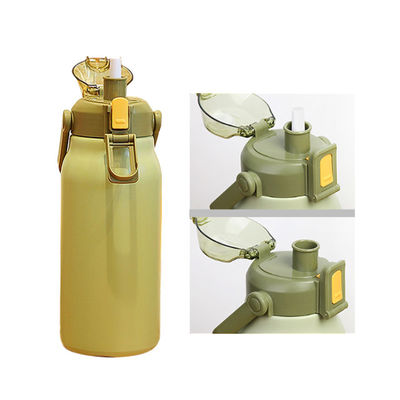 Edelstahl-Smart-Wasserflaschen Designer 1700ml Kapazität mit Zeitmarker und Li