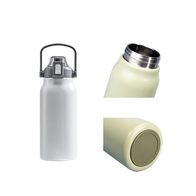 Edelstahl-Smart-Wasserflaschen Designer 1700ml Kapazität mit Zeitmarker und Li