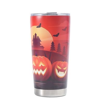 304 Edelstahl 3D-gedruckte Bierbecher großartig für Halloween Geschenk 20oz Auto Thermosbecher