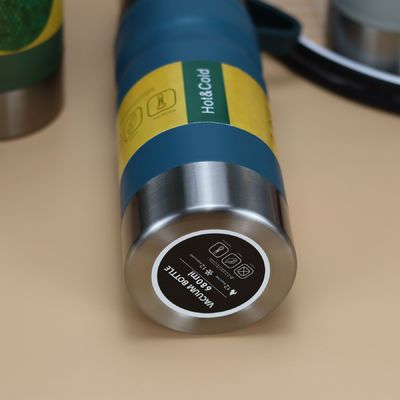680 ml Edelstahl Vakuumflasche Set perfekt für Geschäftsförderung 3 Deckel enthalten