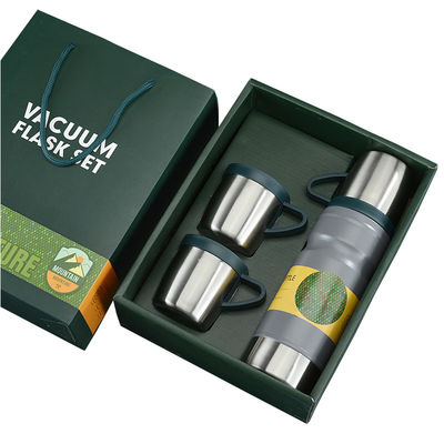 Wärmedämmungsleistung 12-24 Stunden Vakuumflasche Thermosbecher Geschenksatz für alle