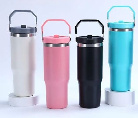 201/304 Edelstahl Material 30oz Vakuum isolierte Wasserflasche für Studenten