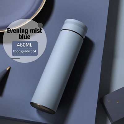 480ML Smart Thermos Wasserflasche LED digitale Temperaturanzeige Edelstahl intelligente Isolierung