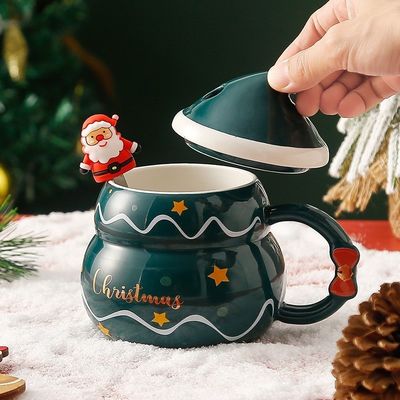 Kaffeehügel Kreativ Blau oder Rot Teemilch Schneeball Tasse für die Winterferien