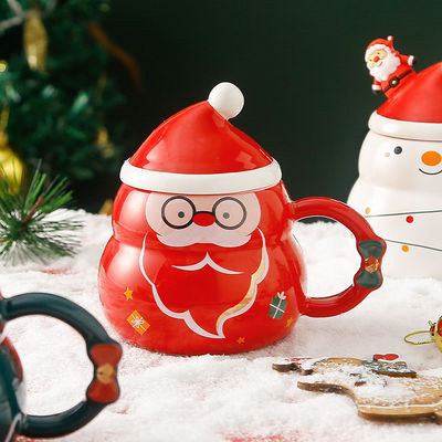 Kaffeehügel Kreativ Blau oder Rot Teemilch Schneeball Tasse für die Winterferien