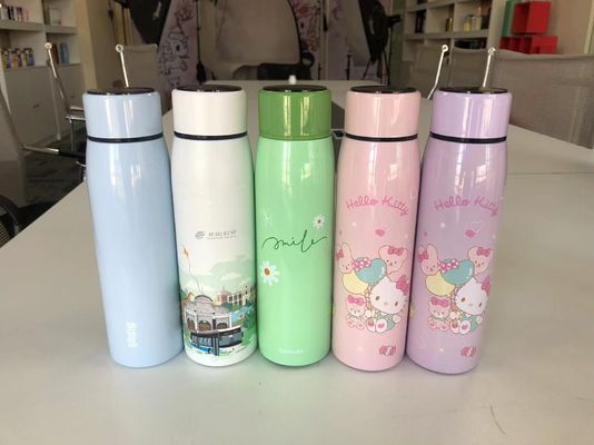 380ml LED Temperatur Anzeige Smart Flasche Tragbare und benutzerdefinierte Muster Tumblers Tassen