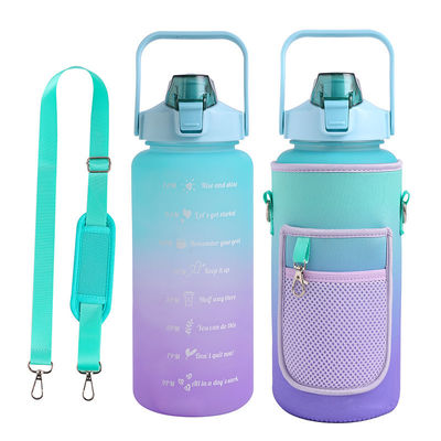 2000 ml Plastik-Wasserflasche Neopren-Wein-Weitmunde Getränkeflaschendeckel Hülle Unisex