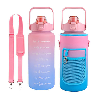 Wärmedämmungsleistung Keine 2000 ml Wasserflasche mit Neopren-Hülle und Gurt