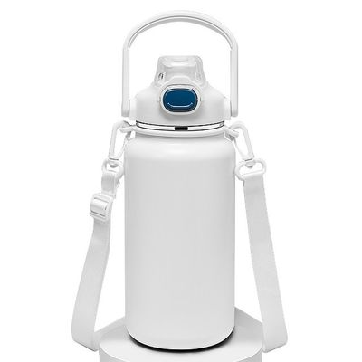 Außenreisekuppe 1600 ml Isolierte Wasserflasche-Edelstahl Vakuum-Kaffee-Tasse mit Griff
