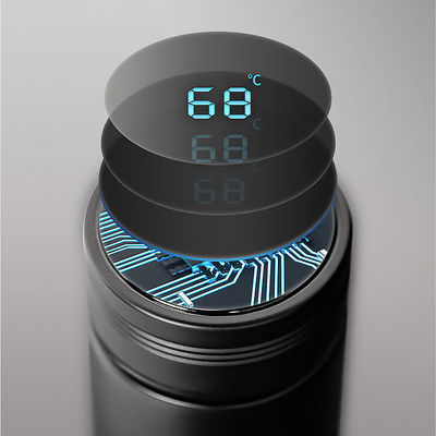 Custom Logo Gerade Tasse Smart isolierte Wasserflasche für Geschäftsgeschenke Gelegenheit