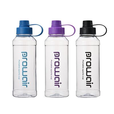 Nicht ausgestattet 1000ml PC Plastikwasserbecher für transparente kleine Mundflasche