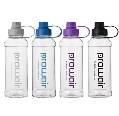 Nicht ausgestattet 1000ml PC Plastikwasserbecher für transparente kleine Mundflasche
